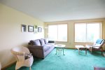 Living Room With Fantastic White Mountain Views in Waterville Estates Condo